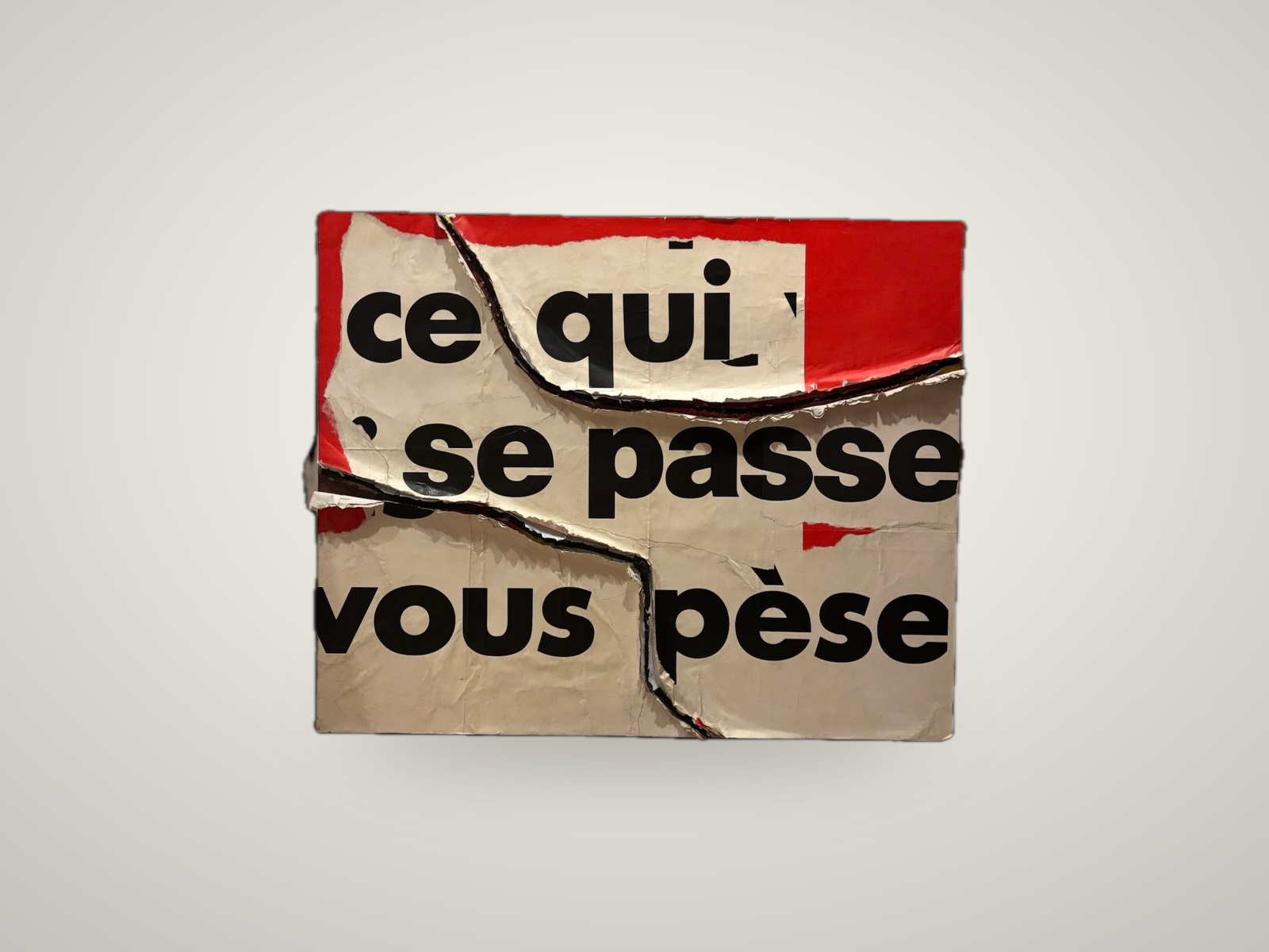 Dècollage Painting